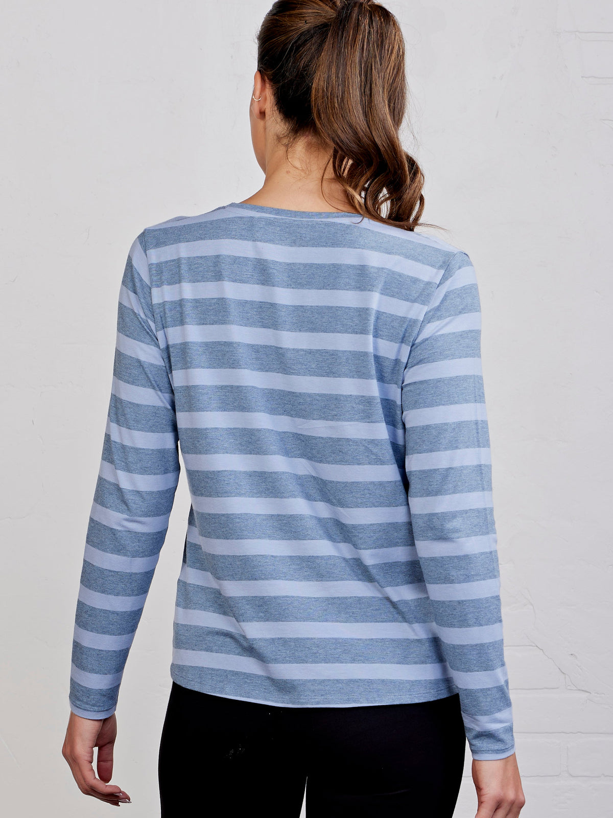 tasc Performance All Day Long Sleeve T-Shirt - Stripe