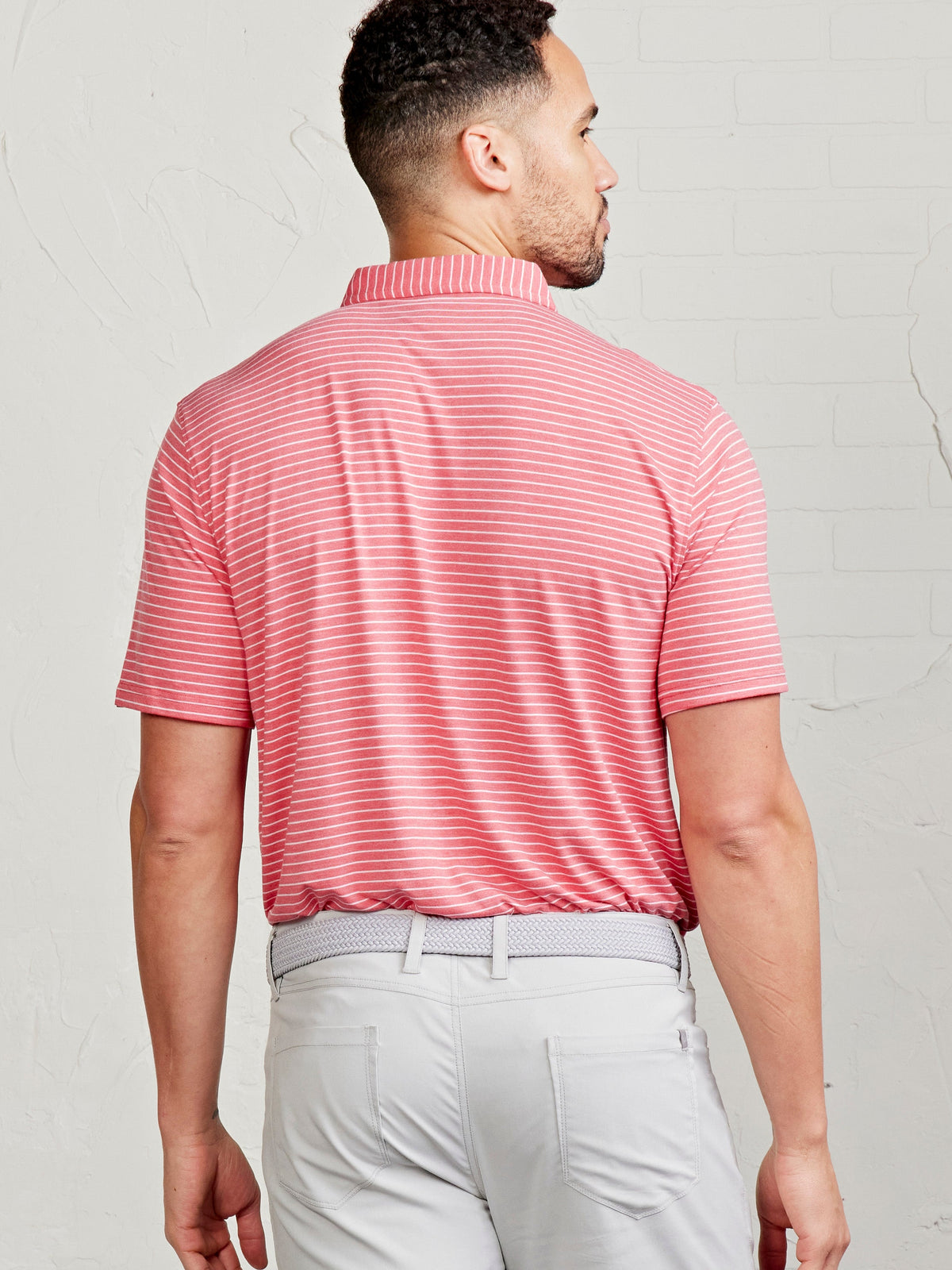 tasc Performance Cloud Polo - Brookline Stripe
