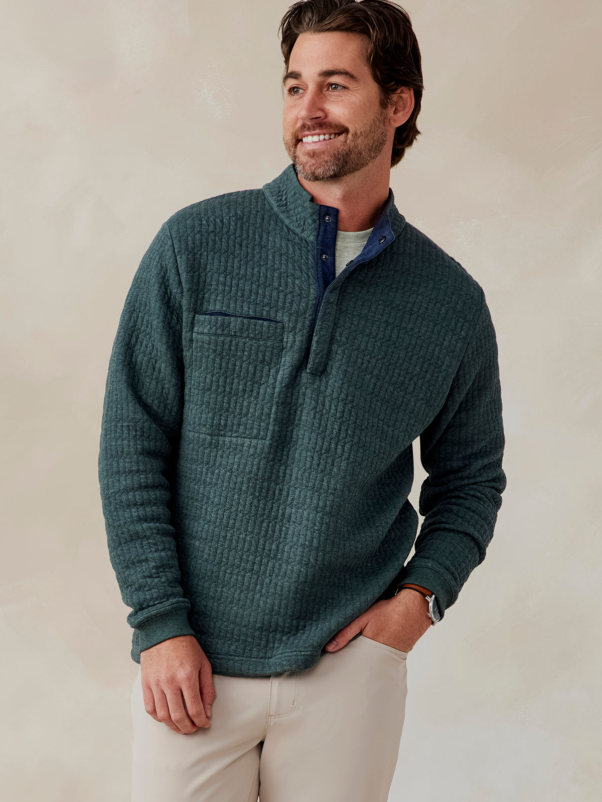 tasc Performance Main Line Quilt Pullover