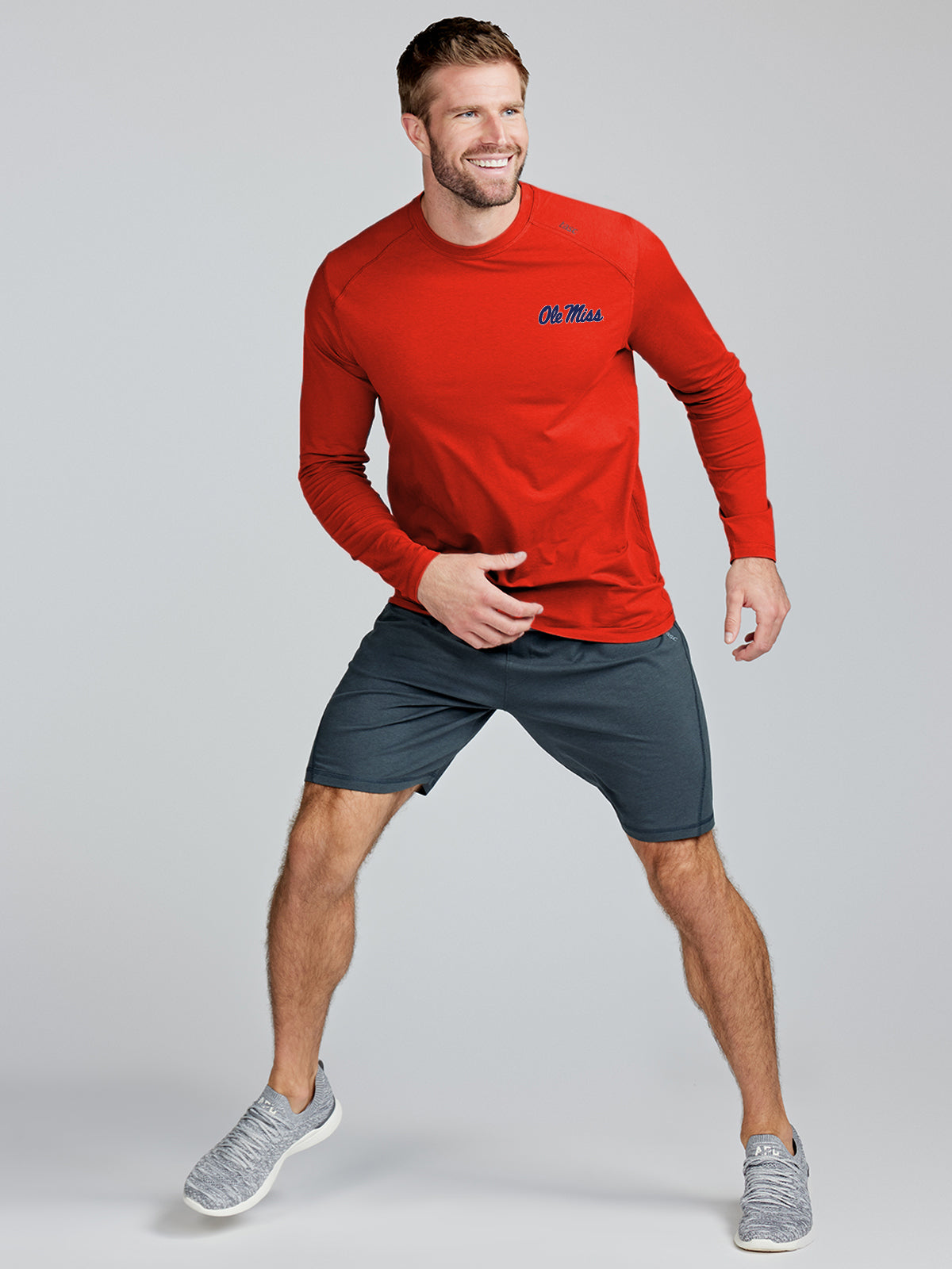 tasc Performance Carrollton Long Sleeve Fitness T-Shirt - Ole Miss