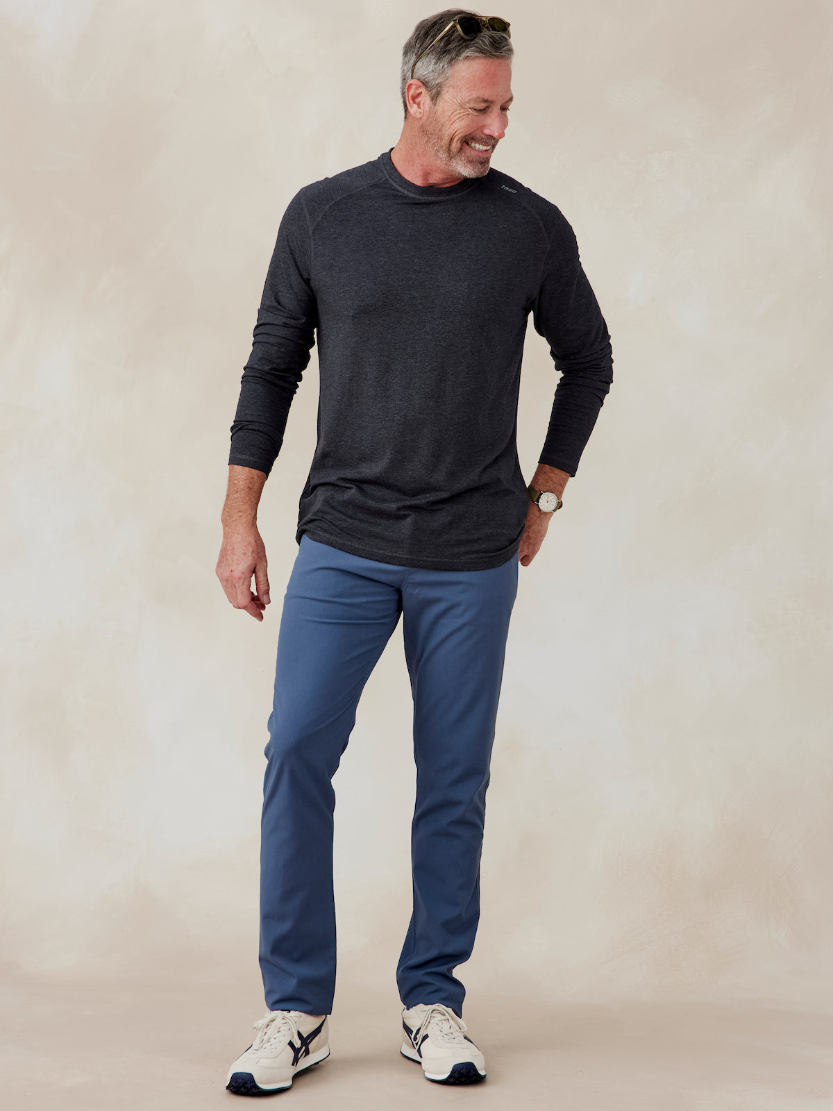 tasc Performance Carrollton Long Sleeve T-Shirt - Iron Heather