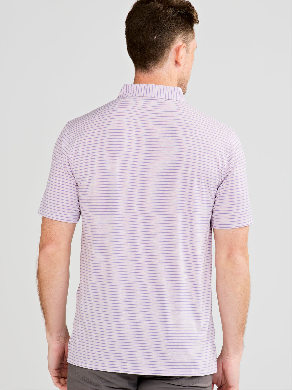 tasc Performance Cloud Polo - Brookline Stripe - Clemson