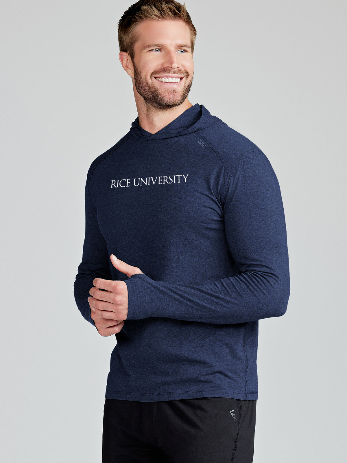 tasc Performance Carrollton Lightweight Hoodie - Rice University