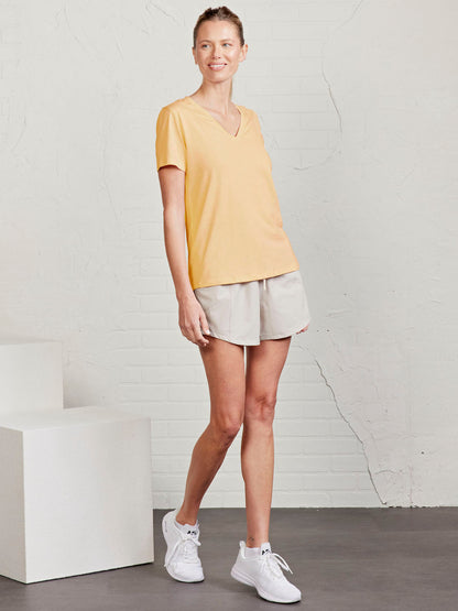tasc Performance All Day V-Neck T-Shirt - Sun Heather