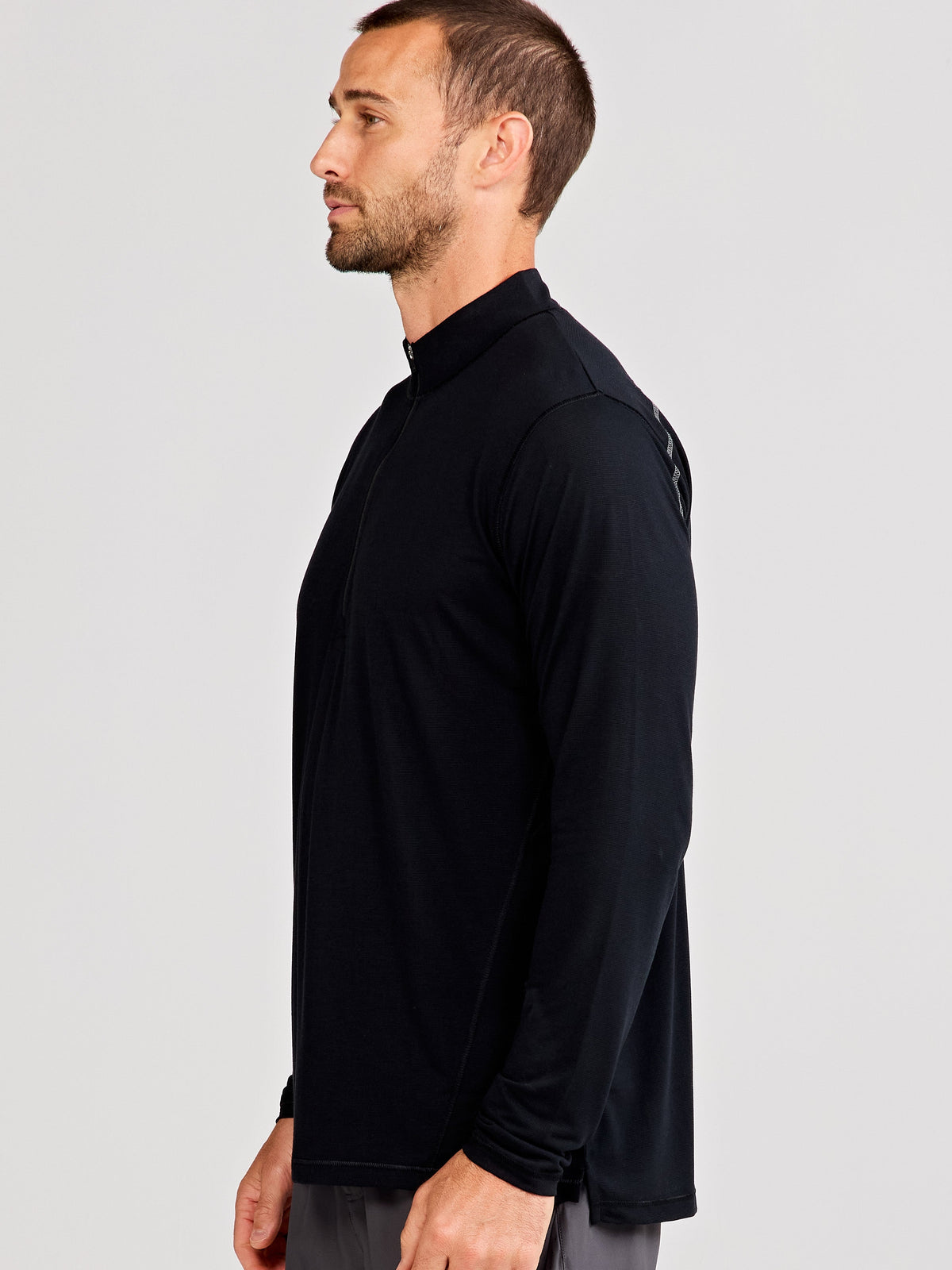 tasc Performance MicroAir Performance Mesh 1/4 Zip - Black