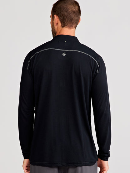tasc Performance MicroAir Performance Mesh 1/4 Zip - Black