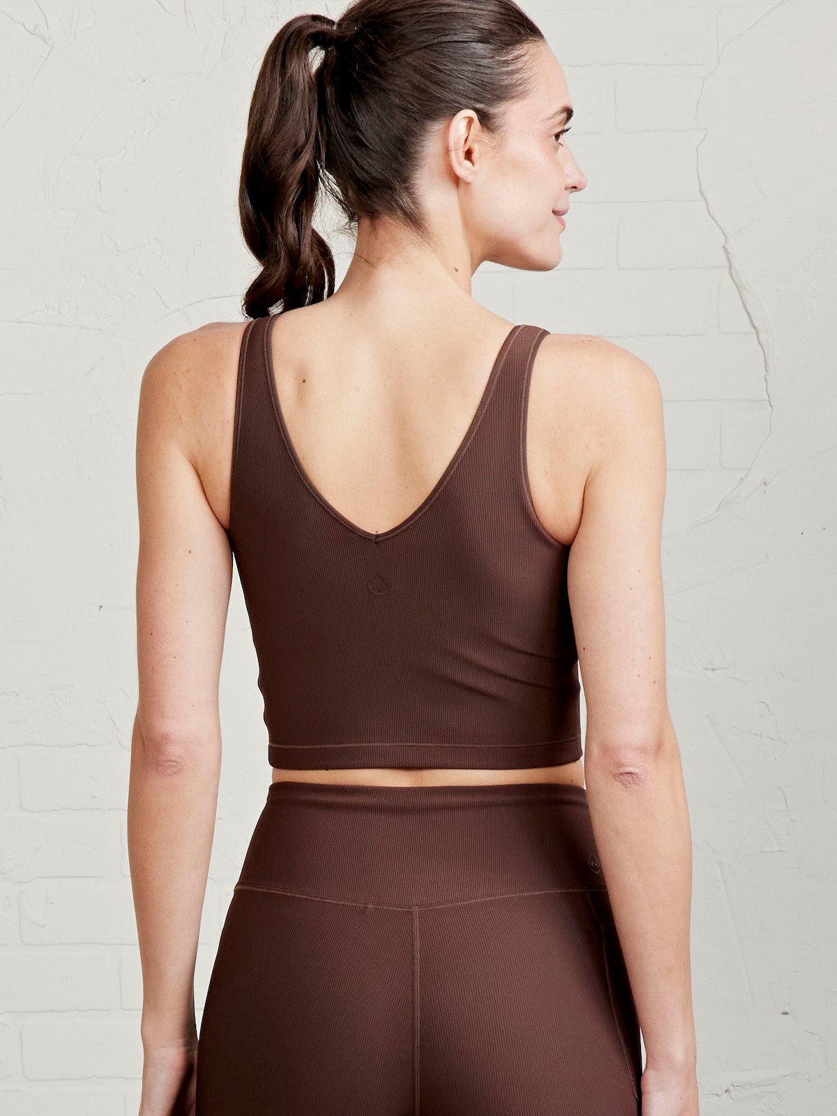 tasc Performance Sculptive Rib Crop Tank