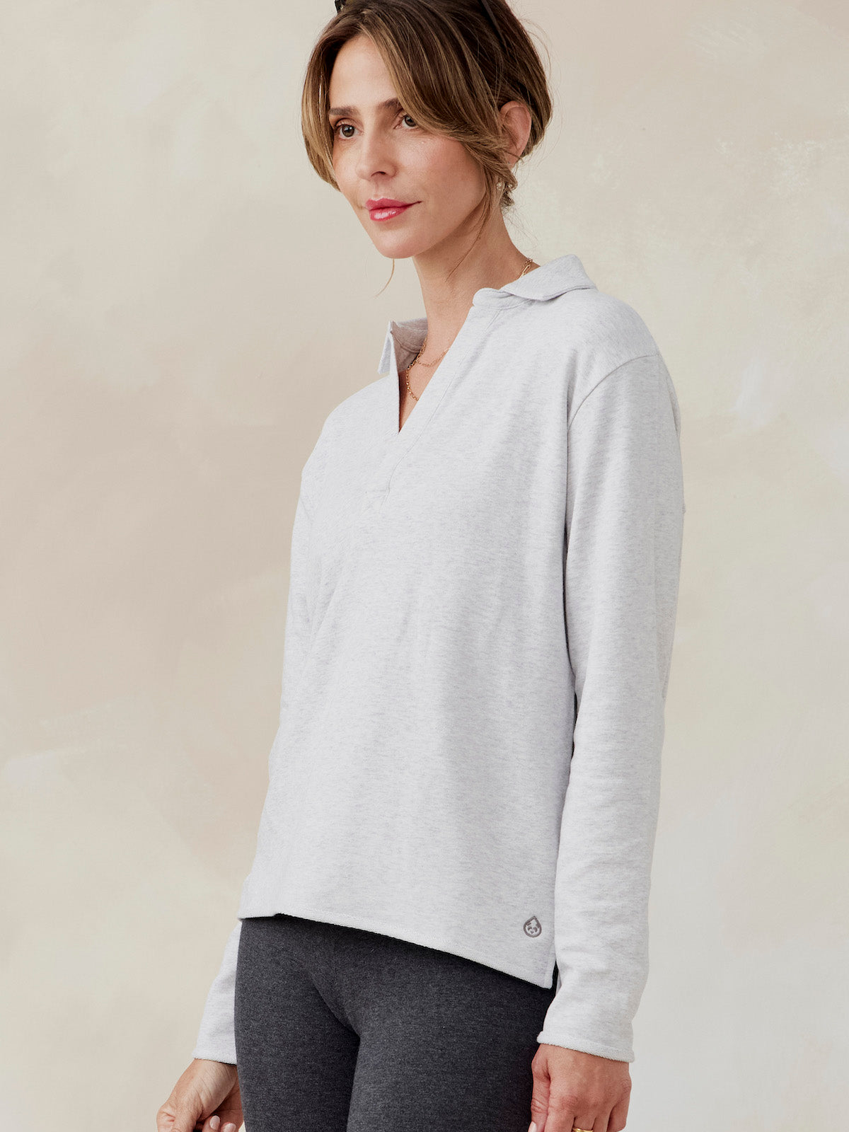 tasc Performance French Terry Polo Sweatshirt