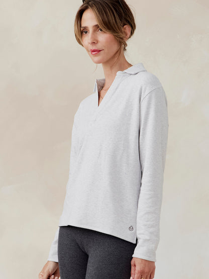 tasc Performance French Terry Polo Sweatshirt