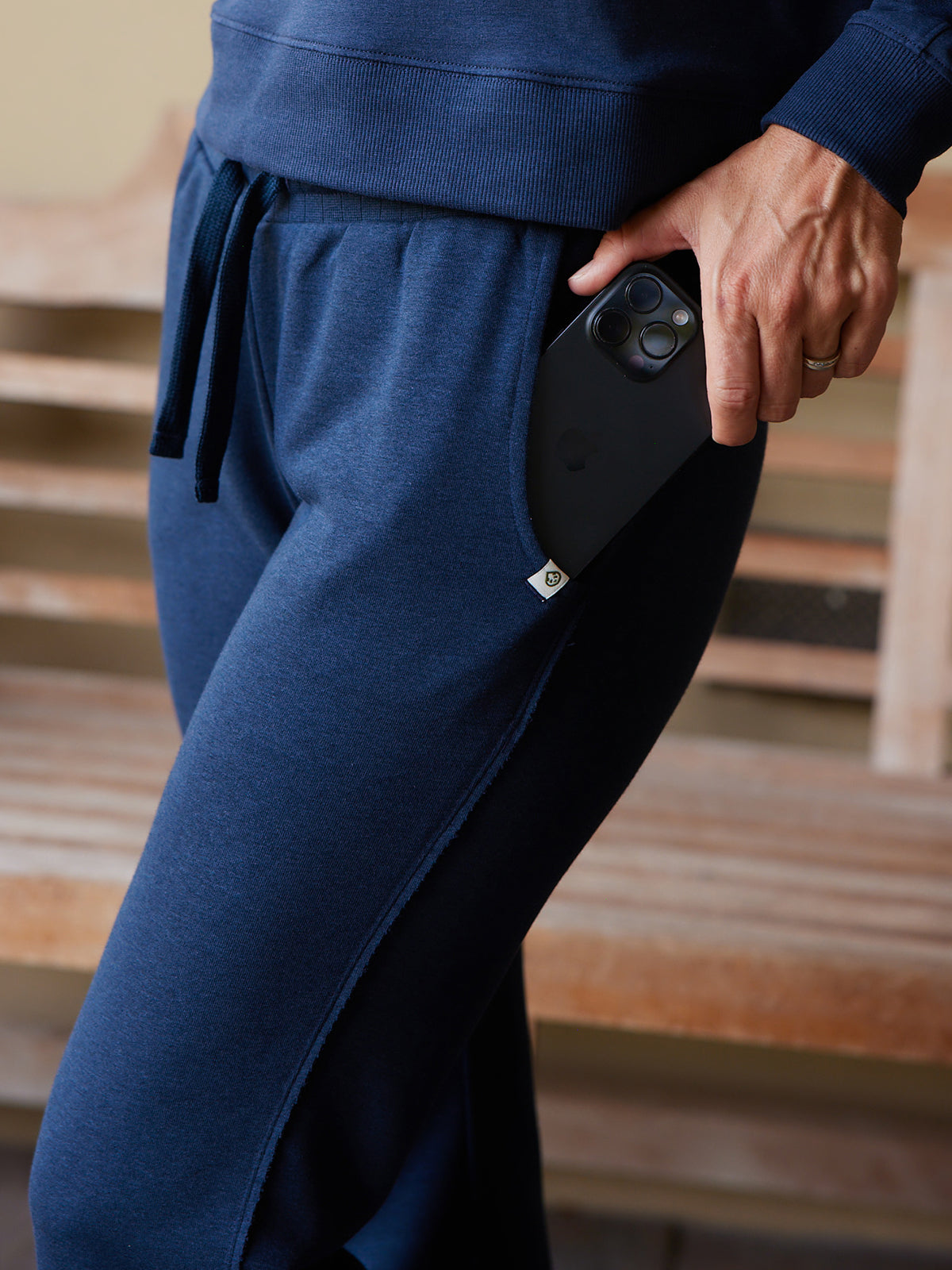 tasc Performance Stadium French Terry Wide Leg Sweatpant