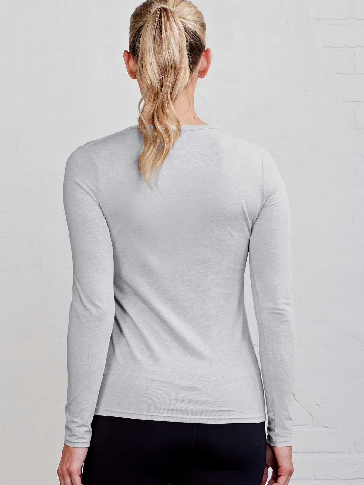 tasc Performance NOLA Long Sleeve T-Shirt - Perfect Gray Heather