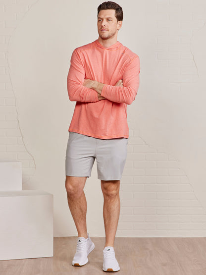 tasc Performance Vital 7in Unlined Short - Glacier Gray