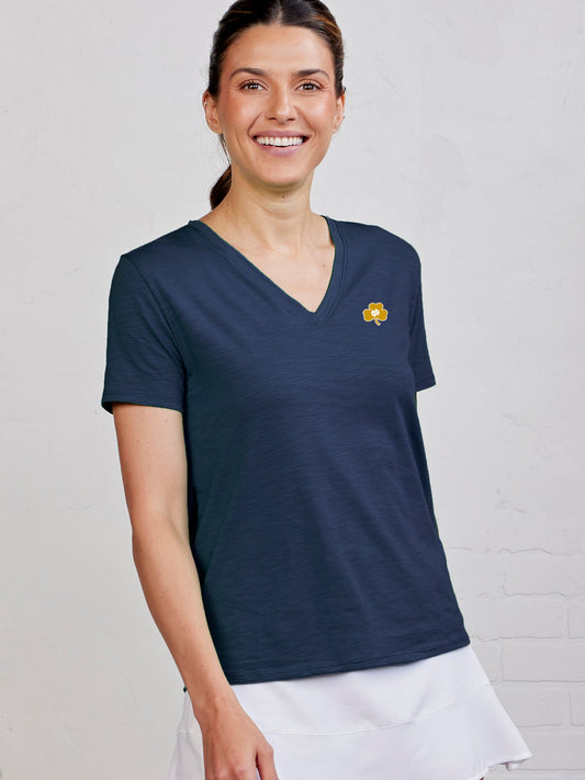 tasc Performance All Day V-Neck T-Shirt - Classic Navy