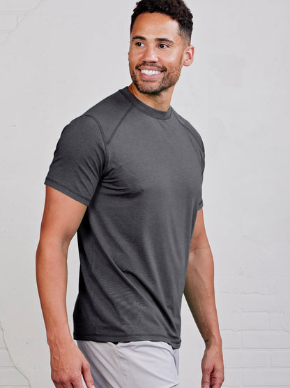 tasc Performance Carrollton T-Shirt - Iron Heather