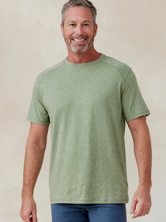 tasc Performance Carrollton T-Shirt - Kelp Heather