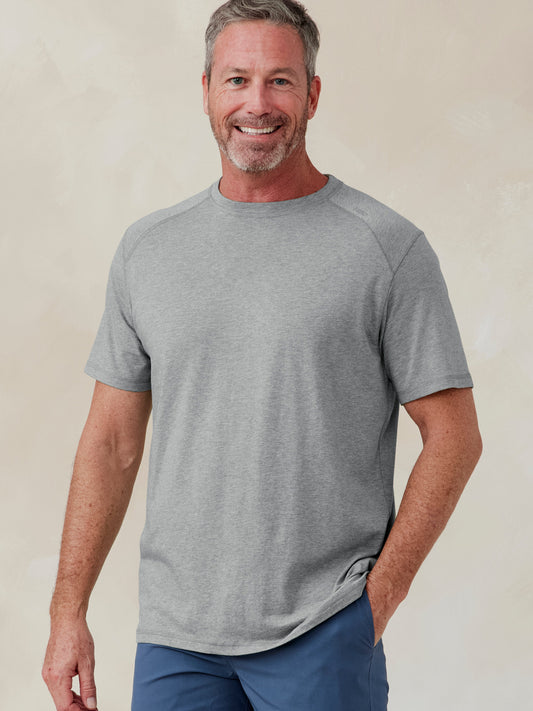 tasc Performance Carrollton T-Shirt - Heather Gray