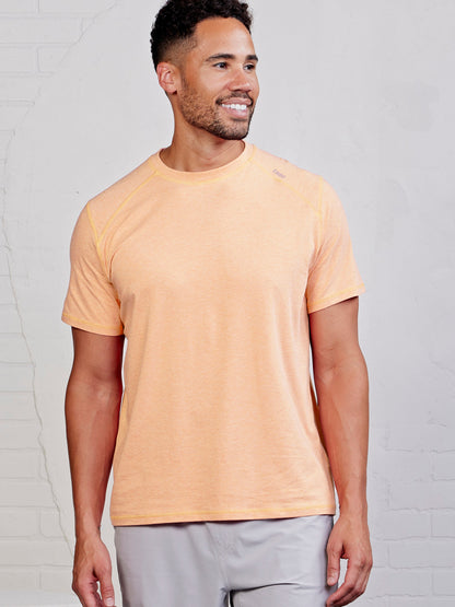 tasc Performance Carrollton T-Shirt Jaspe - Papaya Jaspe