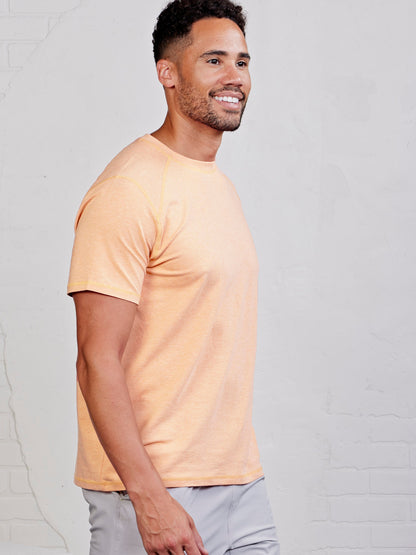 tasc Performance Carrollton T-Shirt Jaspe - Papaya Jaspe