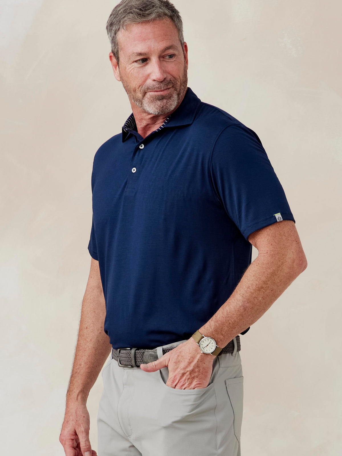 tasc Performance Cloud Polo - Classic Navy