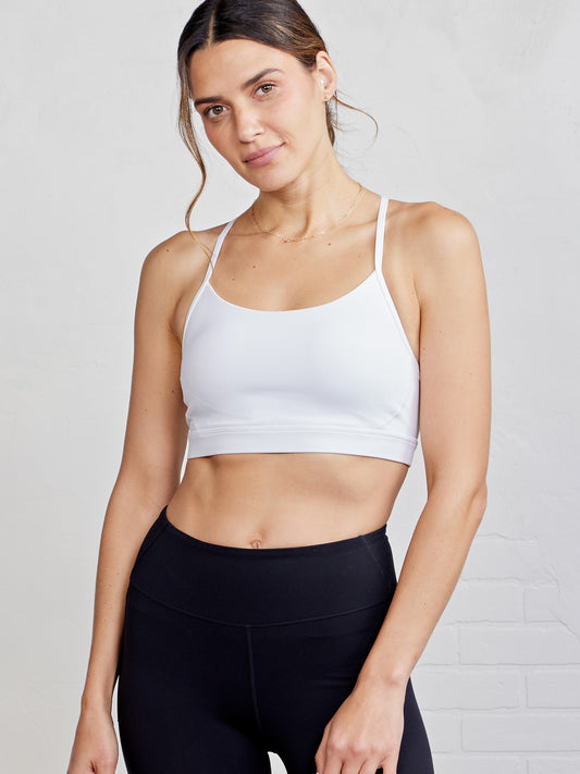 tasc Performance Sculptive Daily Practice Bra - White