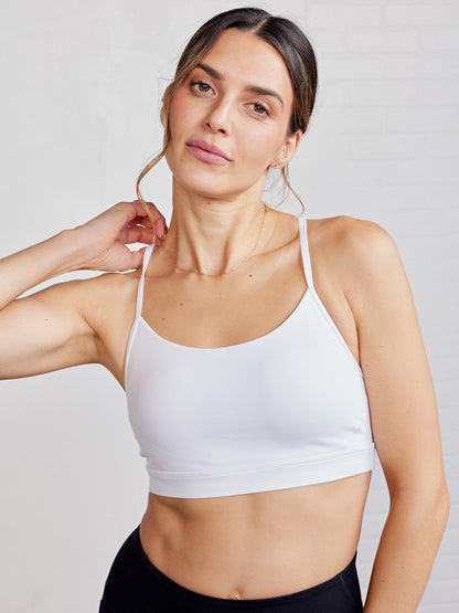 tasc Performance Sculptive Daily Practice Bra - White