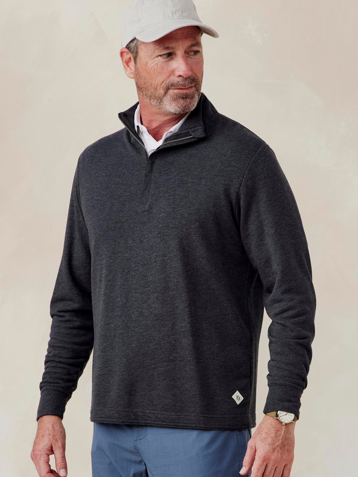 tasc Performance Stadium French Terry Quarter Zip