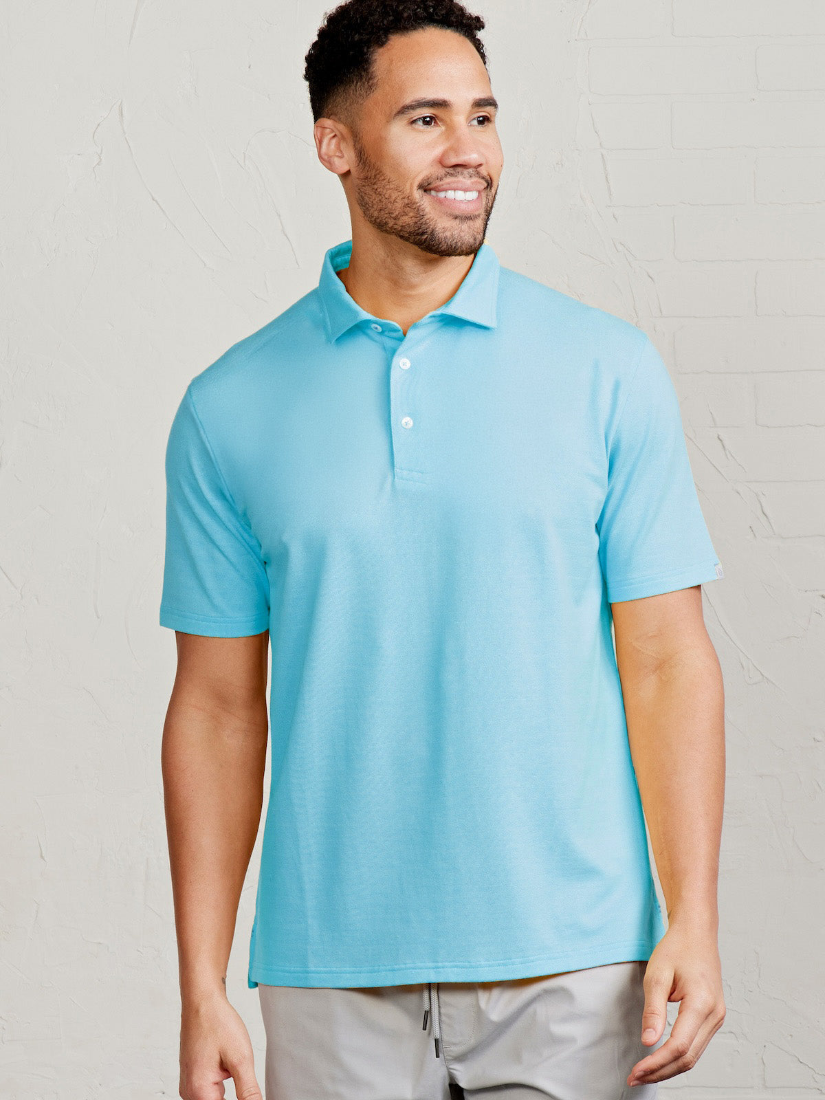 tasc Performance Sea Island Pique Polo - Waves