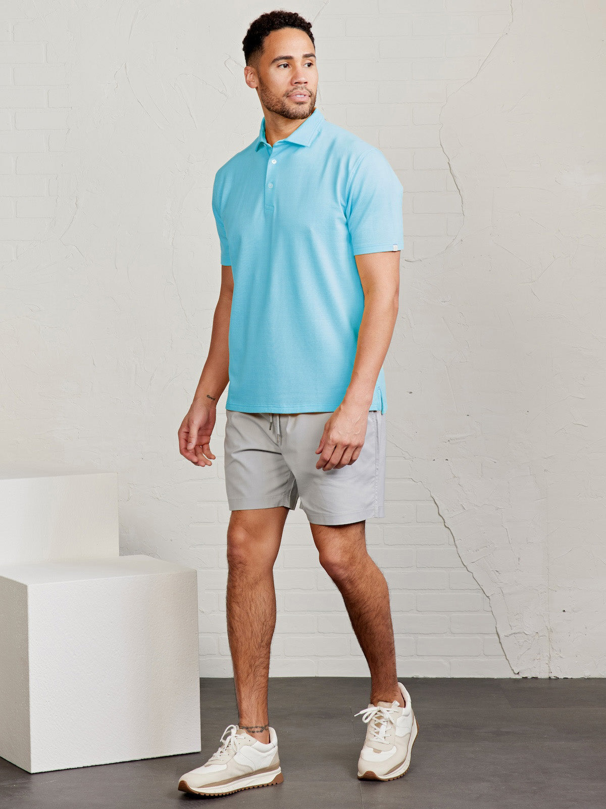 tasc Performance Sea Island Pique Polo - Waves