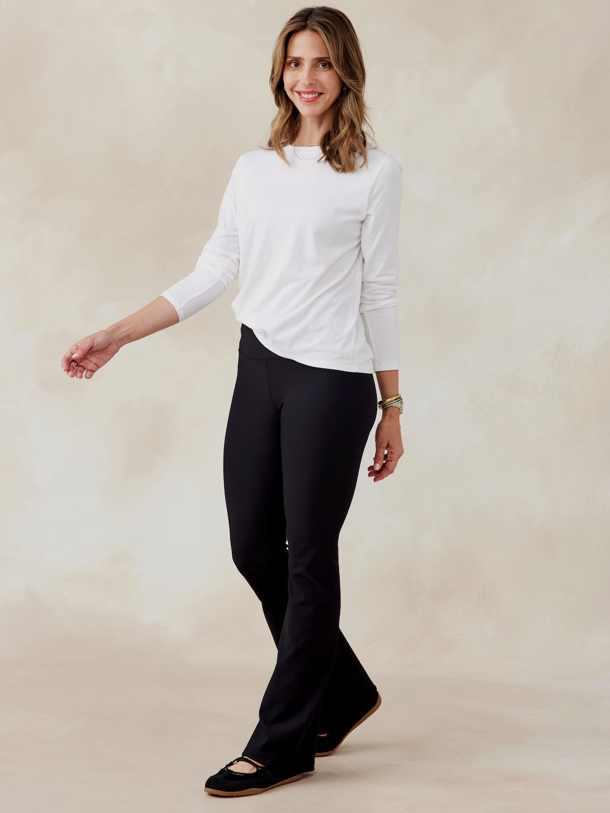 tasc Performance Sculptive Rib Pocket Flare Pant