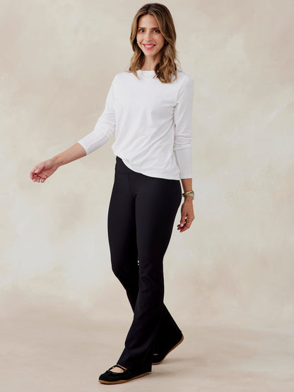 tasc Performance Sculptive Rib Pocket Flare Pant