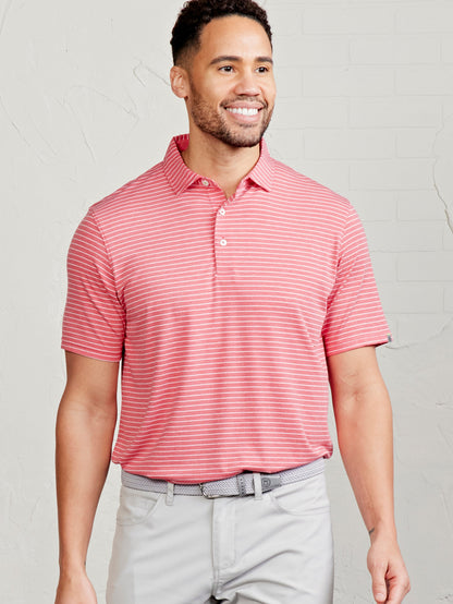 tasc Performance Cloud Polo - Brookline Stripe