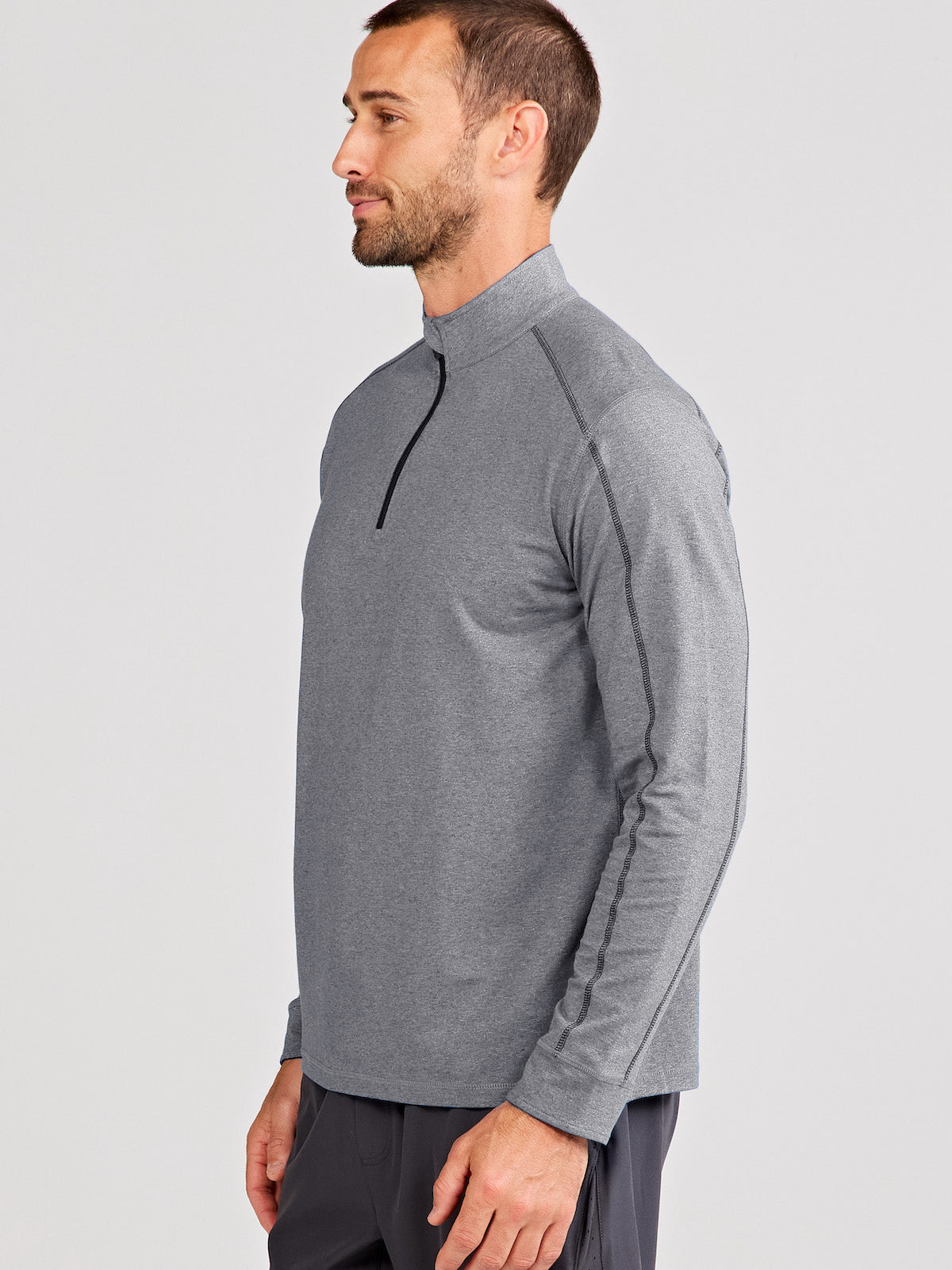 tasc Performance Carrollton Lightweight Quarter Zip - Jaspe