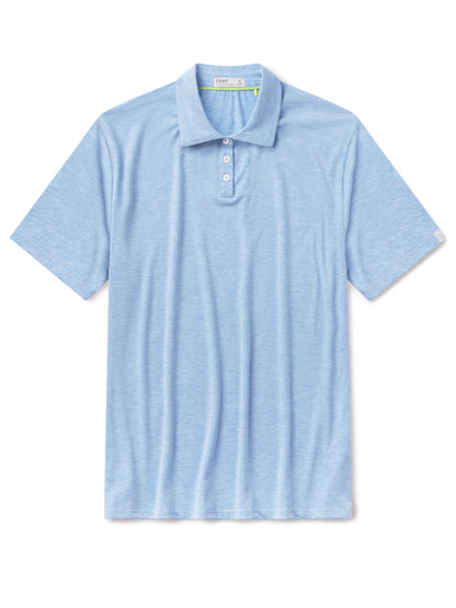 tasc Performance Air Polo - Polar Heather