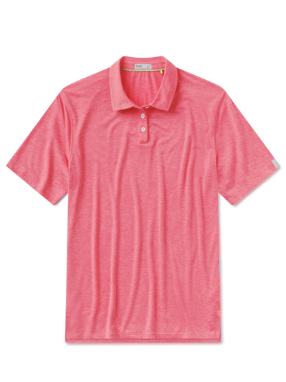 tasc Performance Air Polo - Racing Red Heather