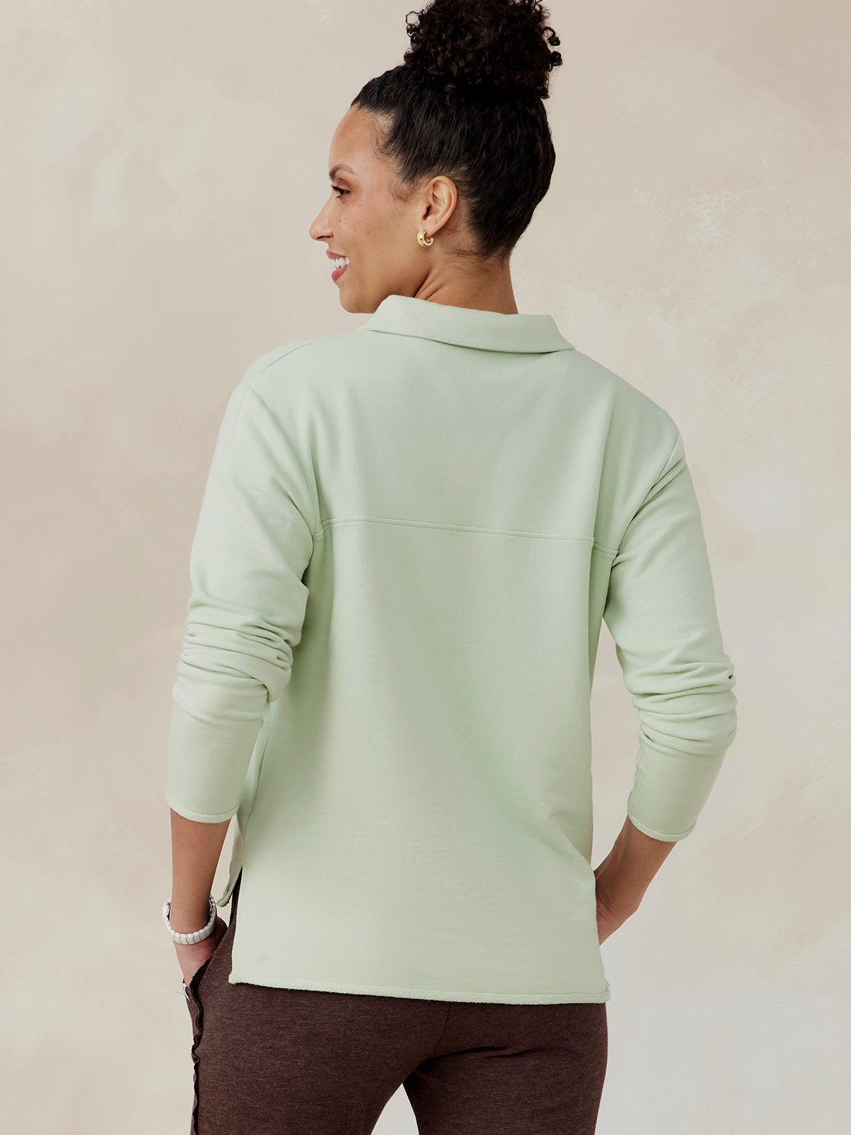 tasc Performance French Terry Polo Sweatshirt