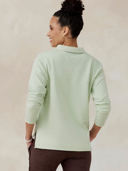 tasc Performance French Terry Polo Sweatshirt