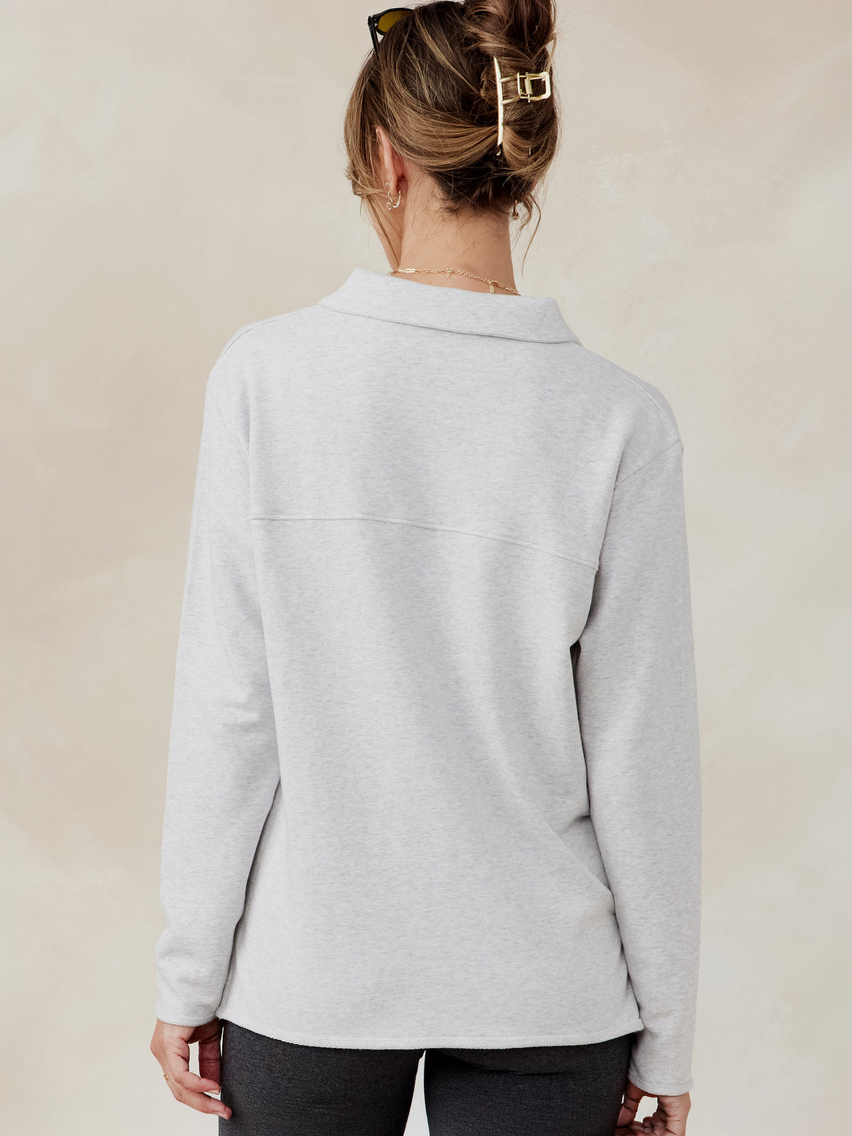 tasc Performance French Terry Polo Sweatshirt