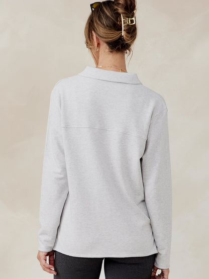 tasc Performance French Terry Polo Sweatshirt
