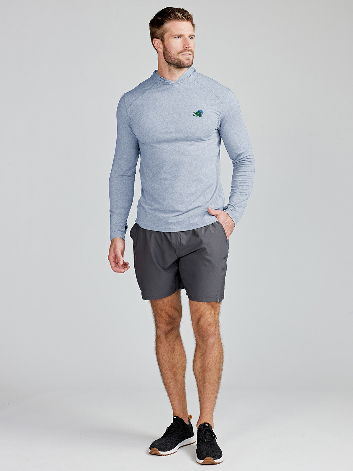 tasc Performance Carrollton Hoodie Wave - Tulane