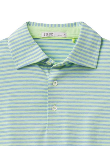 tasc Performance Cloud Polo - Kiwi Heather/Polar Heather