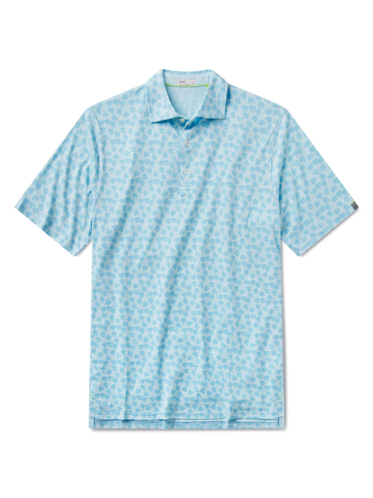 tasc Performance Cloud Polo - Monstera Leaf