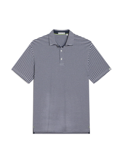 tasc Performance Cloud Polo Air Stripe - Classic Navy/White