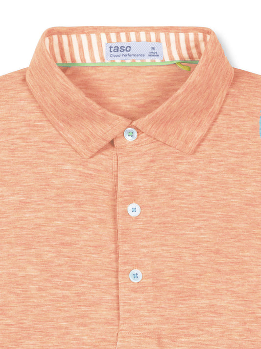 tasc Performance Cloud Polo - Sunrise Heather