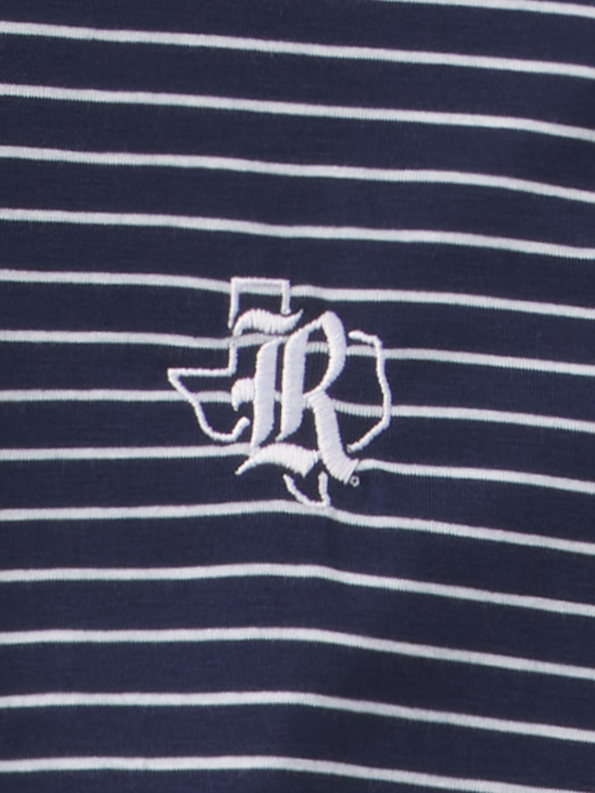 tasc Performance Cloud Lightweight Polo Brookline Stripe - Classic Navy/White