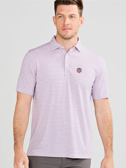 tasc Performance Cloud Polo - Brookline Stripe - LSU
