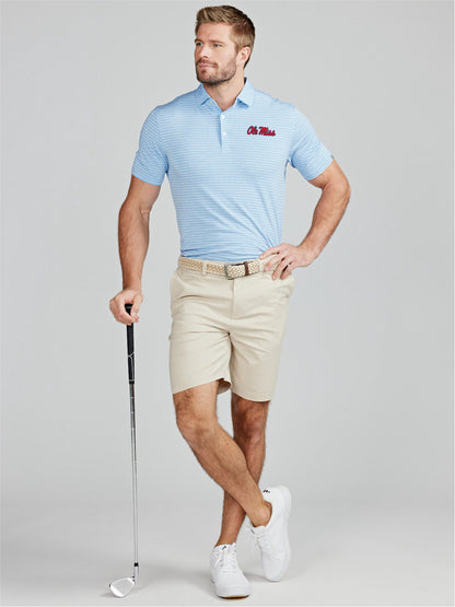 tasc Performance Cloud Polo - Brookline Stripe - Ole Miss