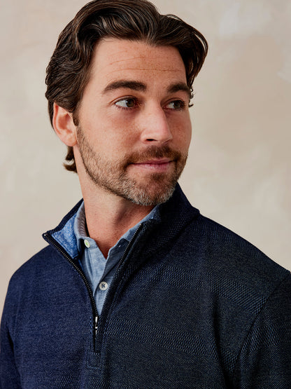 tasc Performance Crest Jacquard Quarter Zip