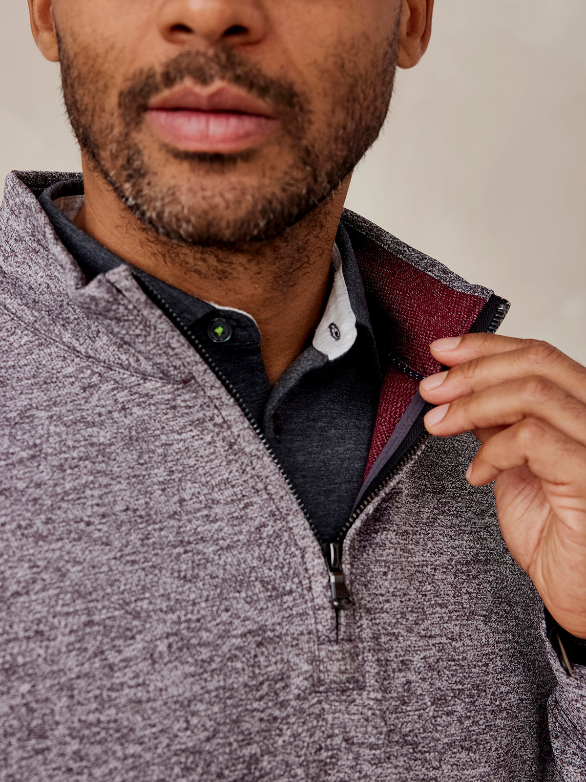 tasc Performance Crest Jacquard Quarter Zip