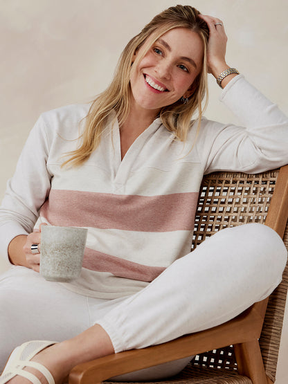 tasc Performance French Terry Polo Sweatshirt