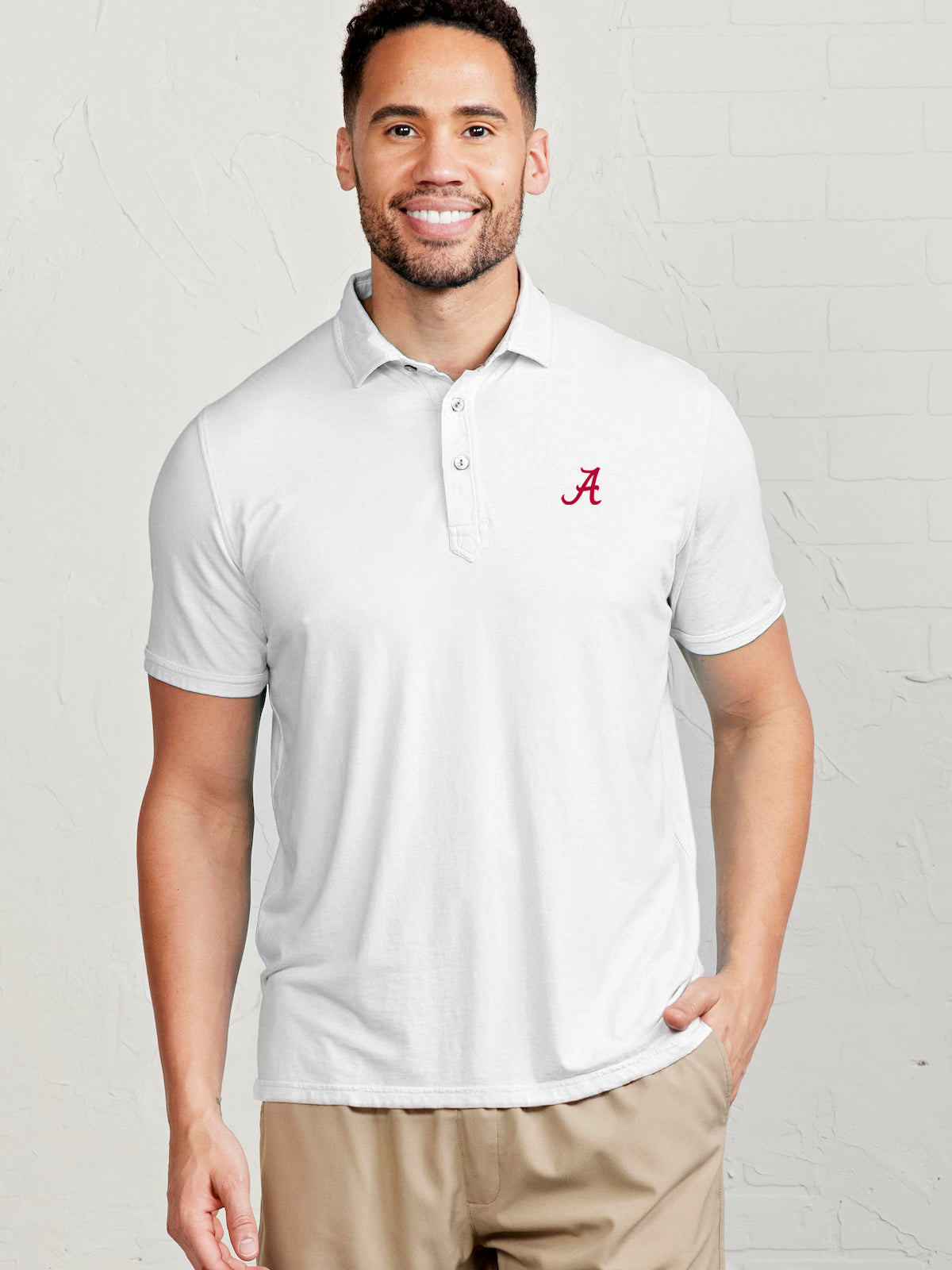 tasc Performance Everywear Polo - White